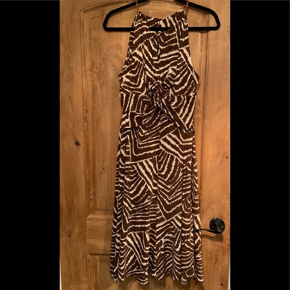 Jones New York twist front summer dress